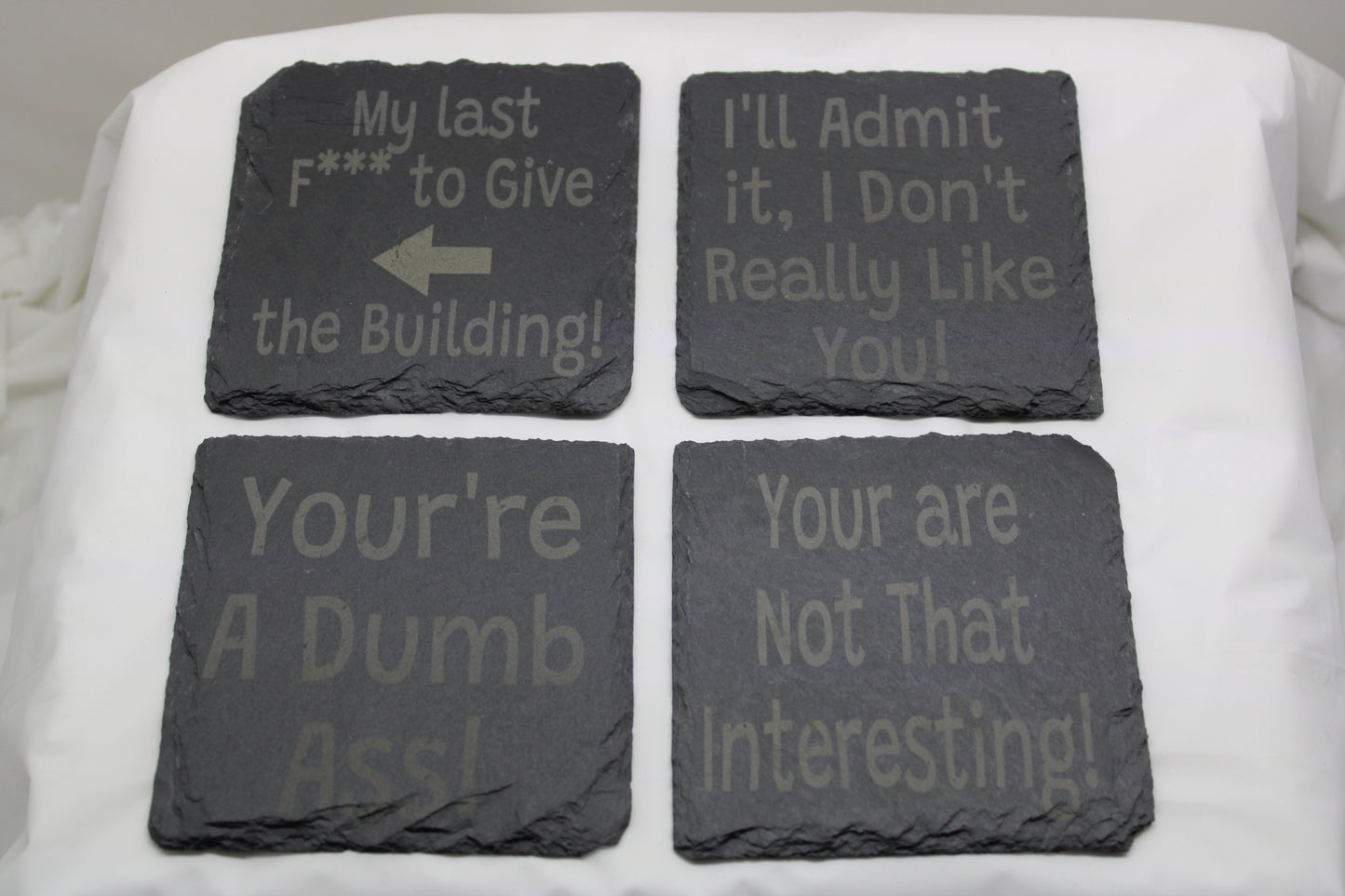 Personalized Slate Coasters - Saas & Sip Collection