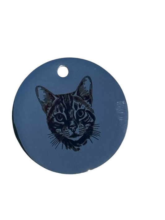 Cat Tag - Round