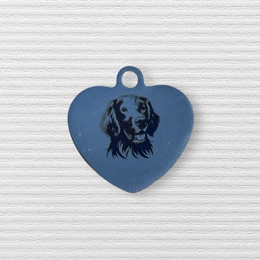 Dog Tag - Heart Shaped